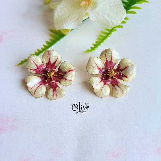 Enamel Earrings-1525