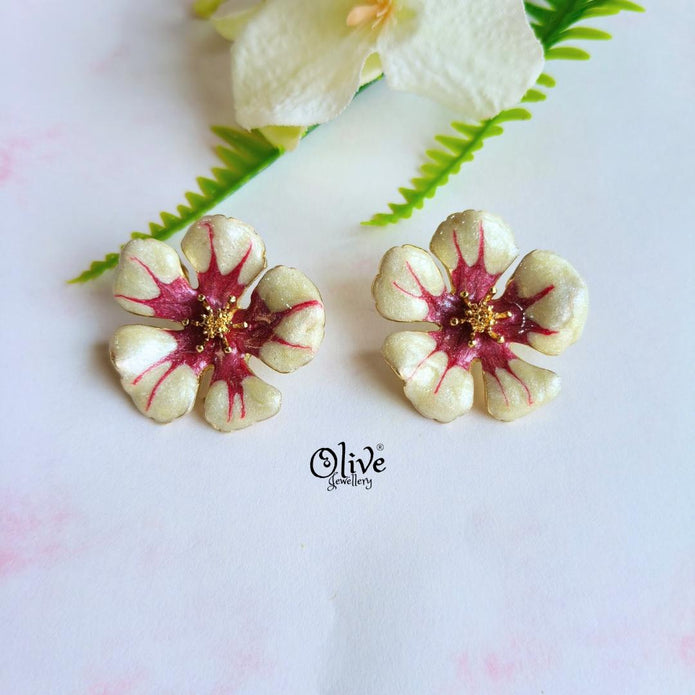 Enamel Earrings-1525