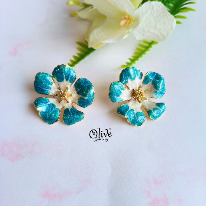 Enamel Earrings-1525