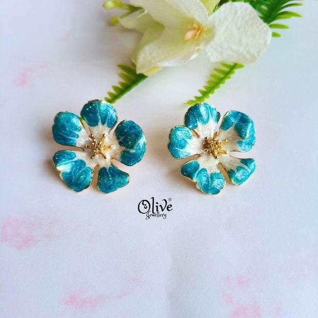 Enamel Earrings-1525