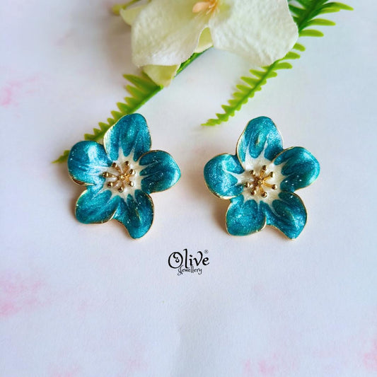 Enamel Earrings-1529