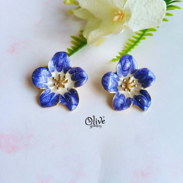 Enamel Earrings-1529