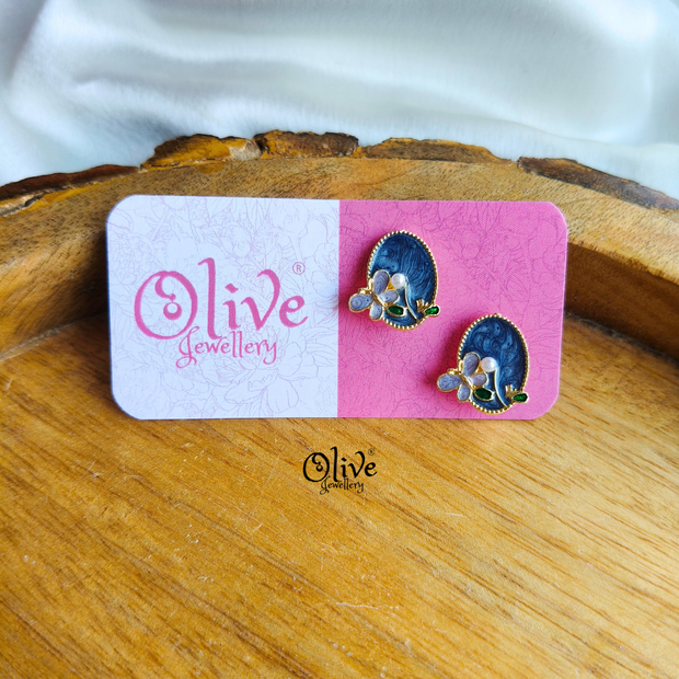 Enamel Earrings-1533
