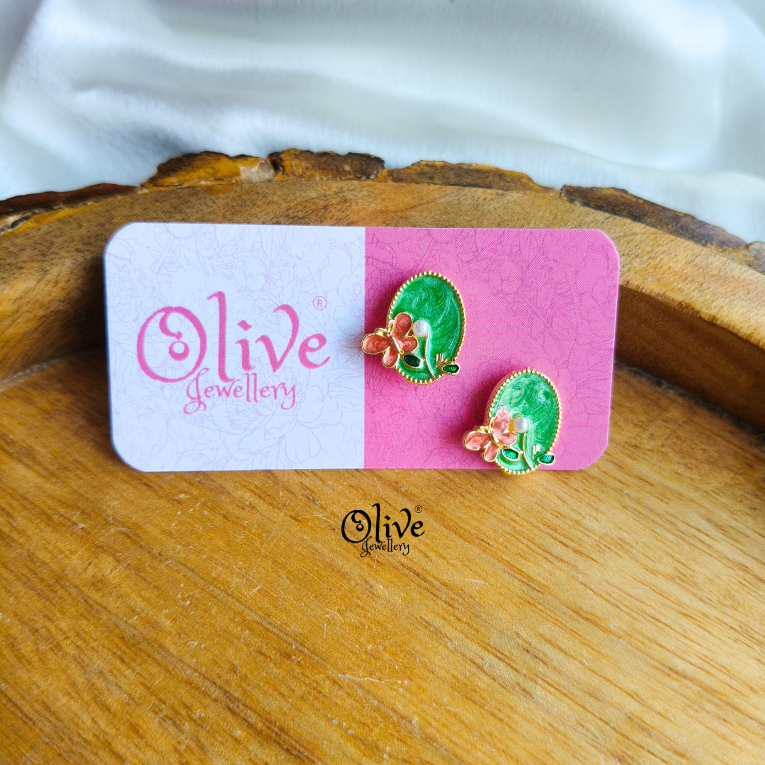 Enamel Earrings-1533