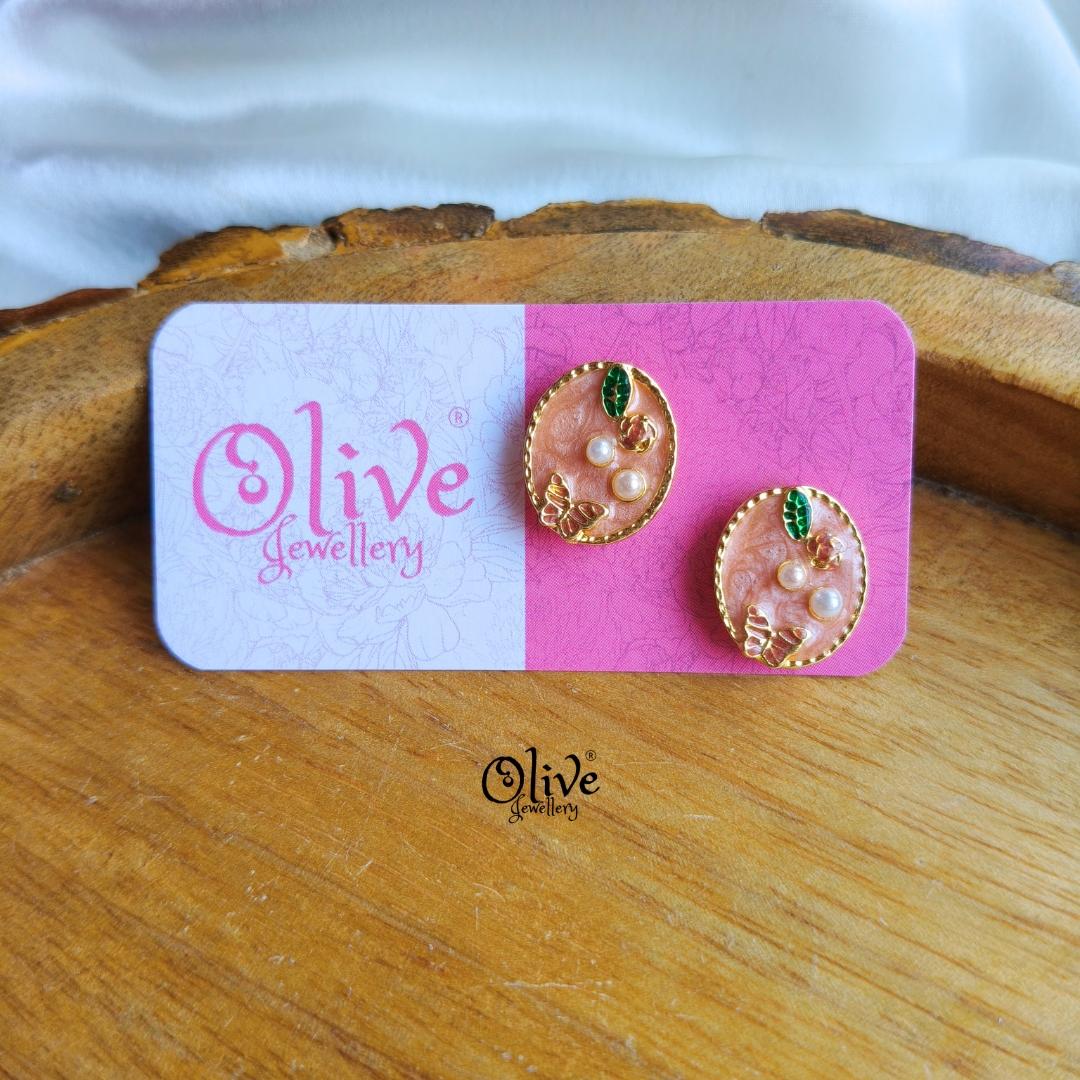 Enamel Earrings-1545