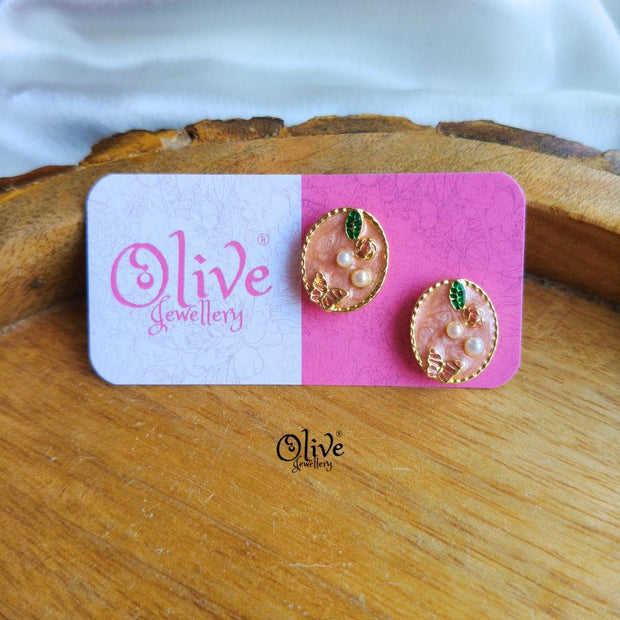 Enamel Earrings-1545