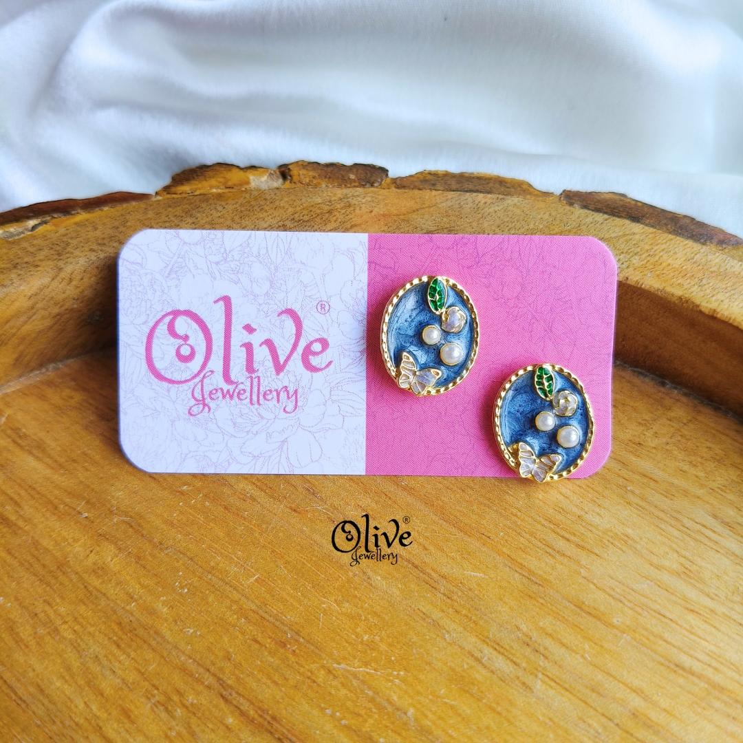 Enamel Earrings-1545