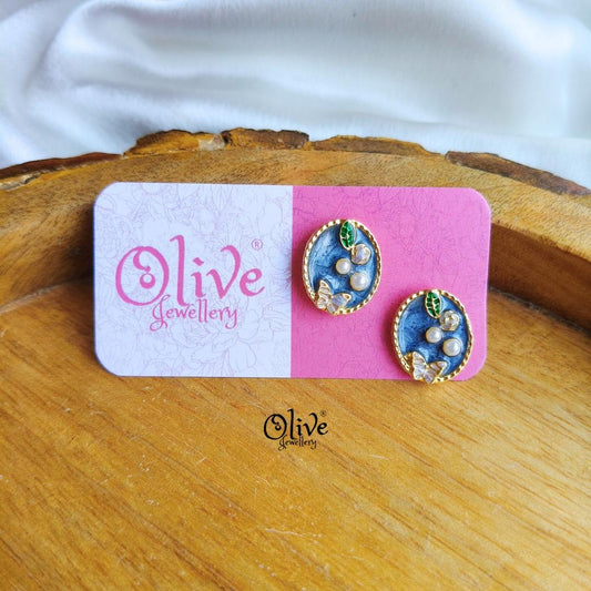 Enamel Earrings-1545