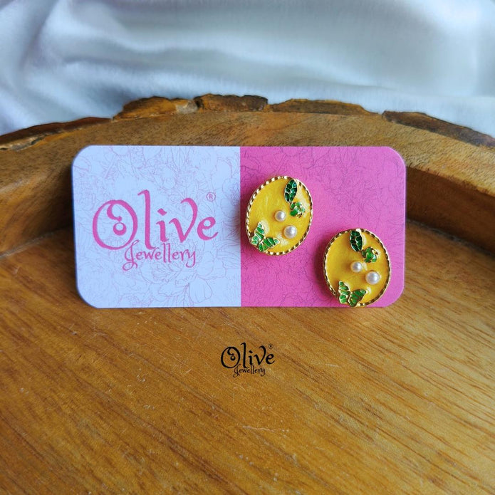 Enamel Earrings-1545