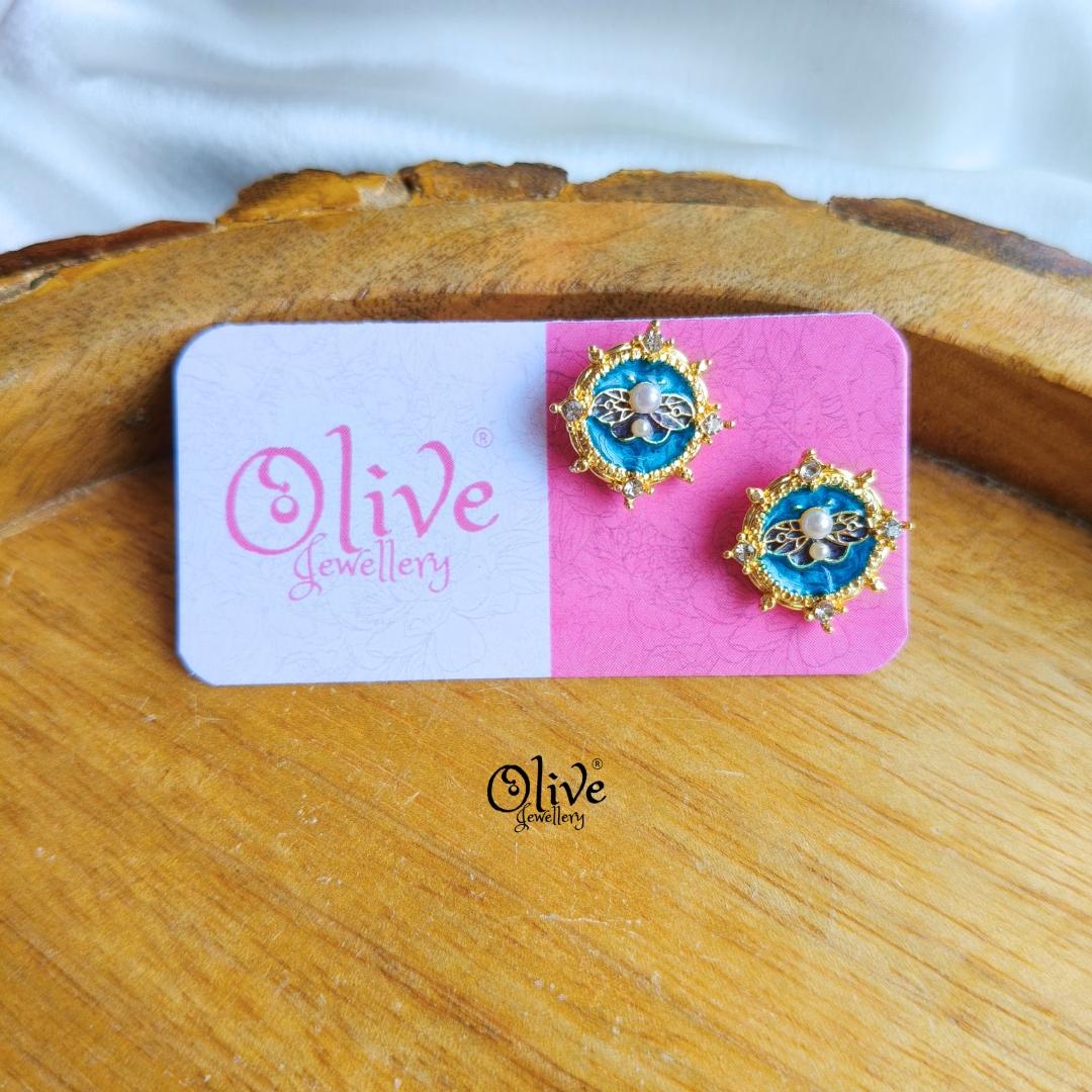 Enamel Earrings-1557