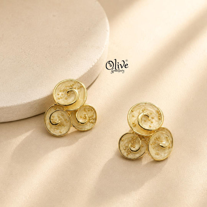Enamel Earrings-1575