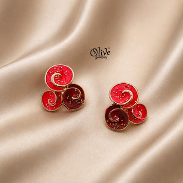 Enamel Earrings-1575
