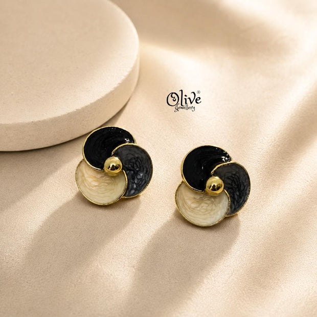 Enamel Earrings-1581