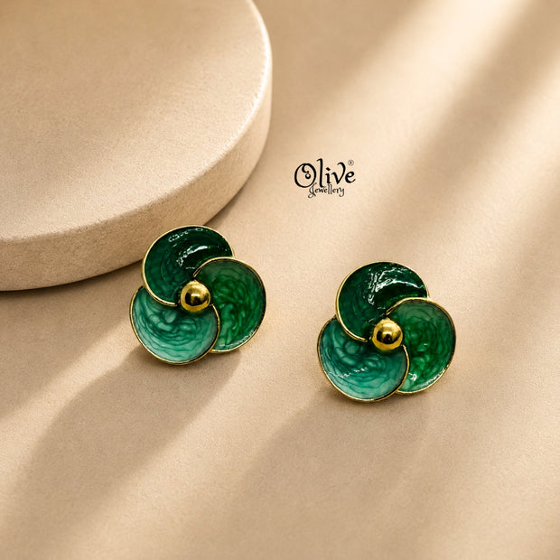Enamel Earrings-1581