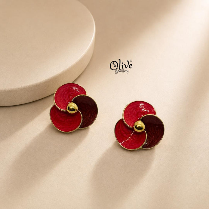 Enamel Earrings-1581