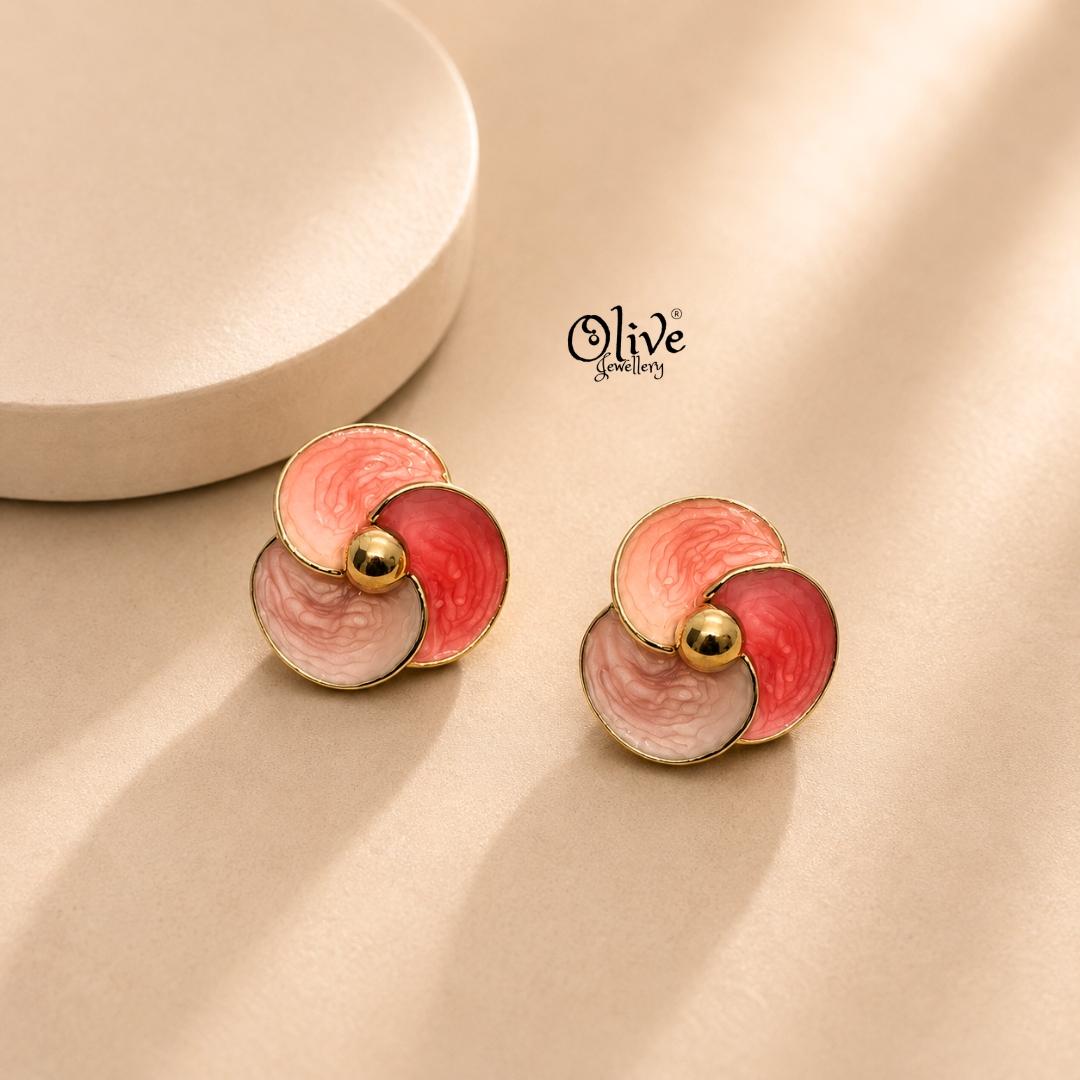 Enamel Earrings-1581
