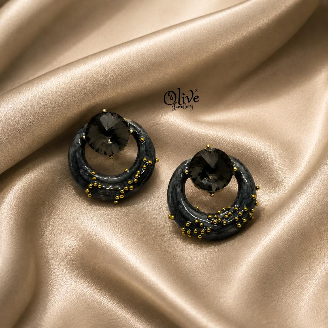 Enamel Earrings-1590