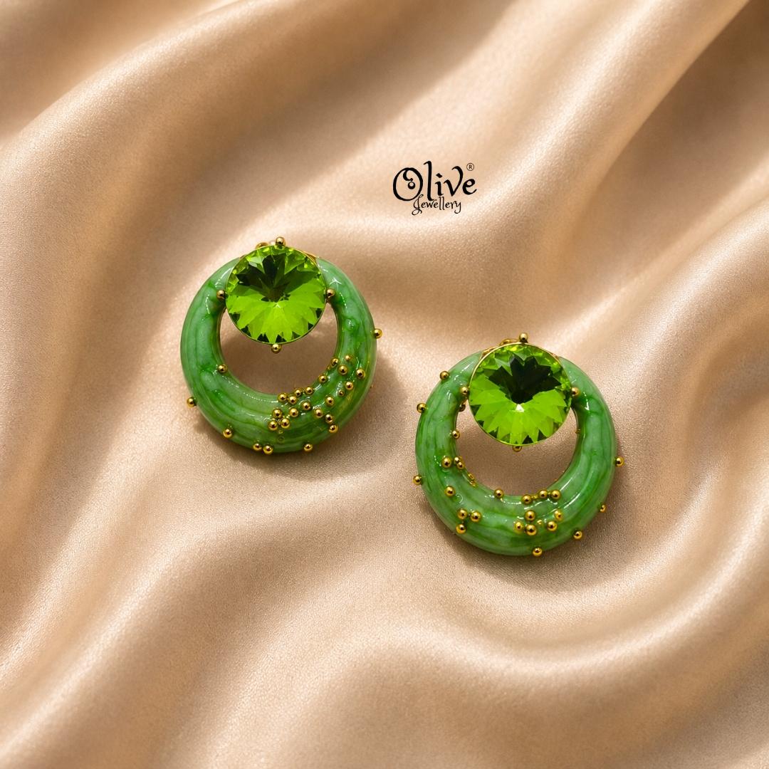 Enamel Earrings-1590