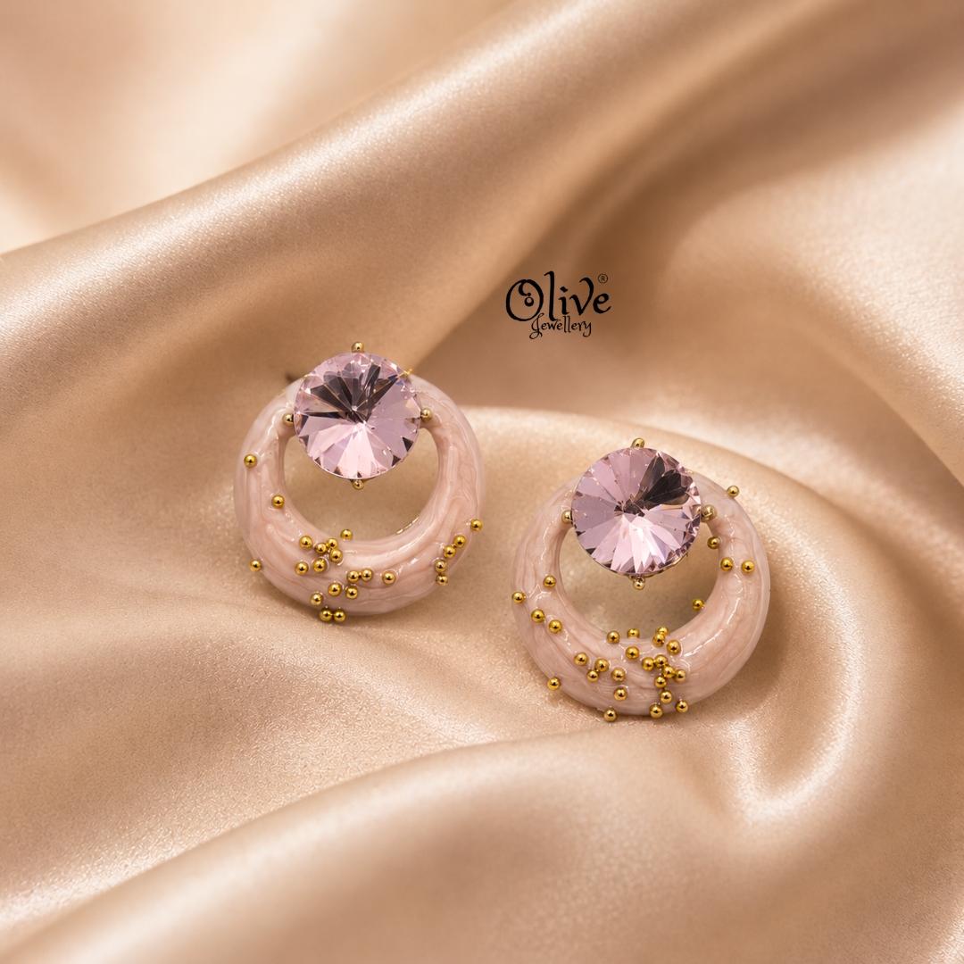 Enamel Earrings-1590