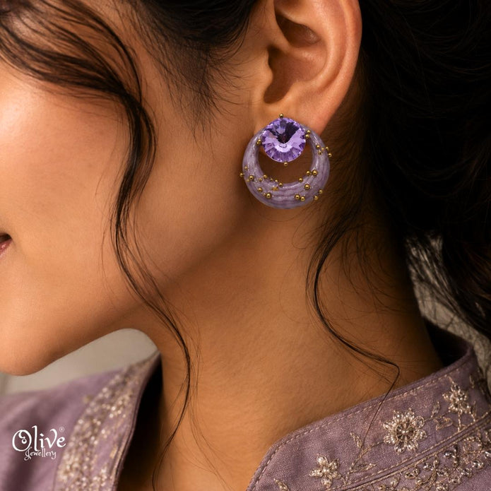 Enamel Earrings-1590