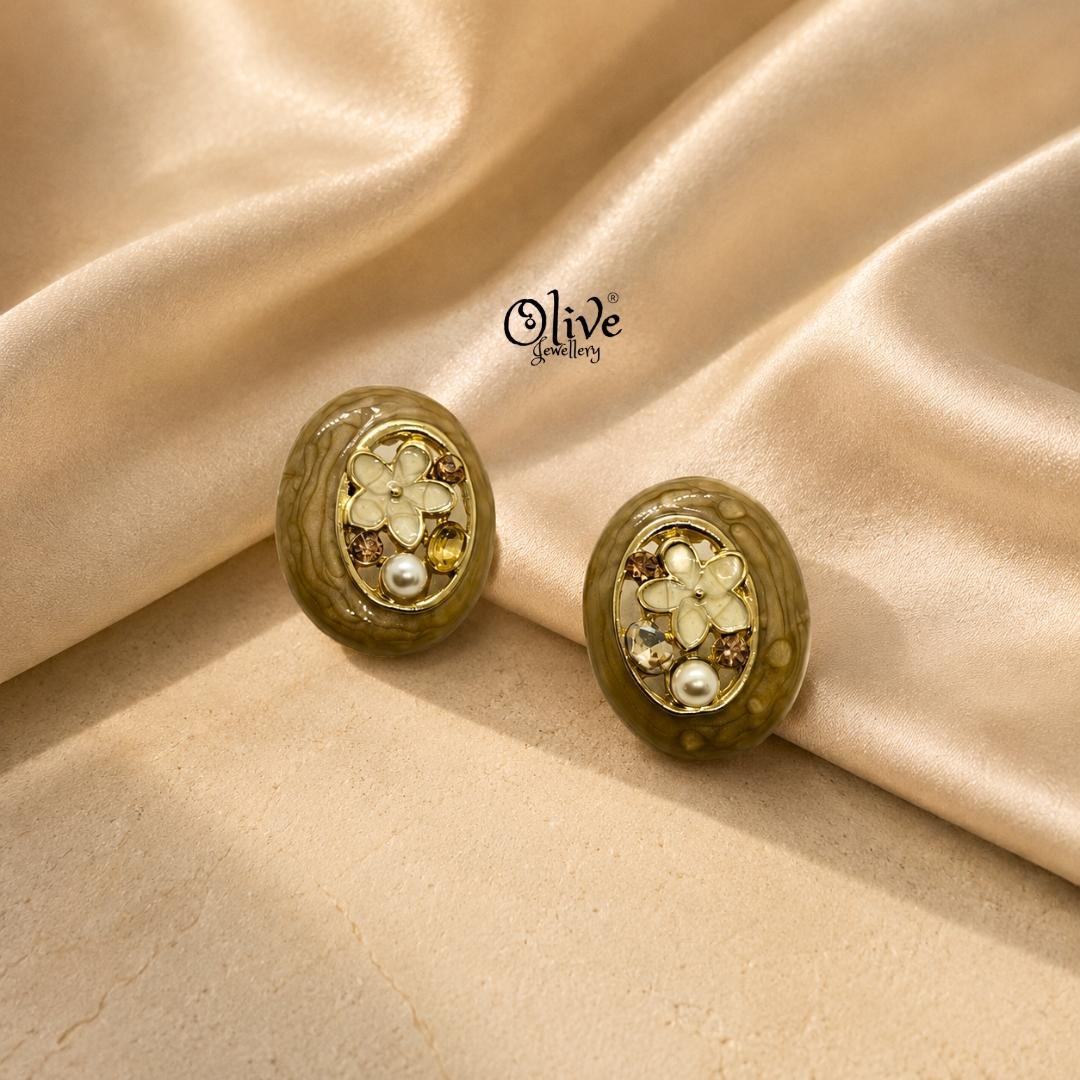 Enamel Earrings-1596