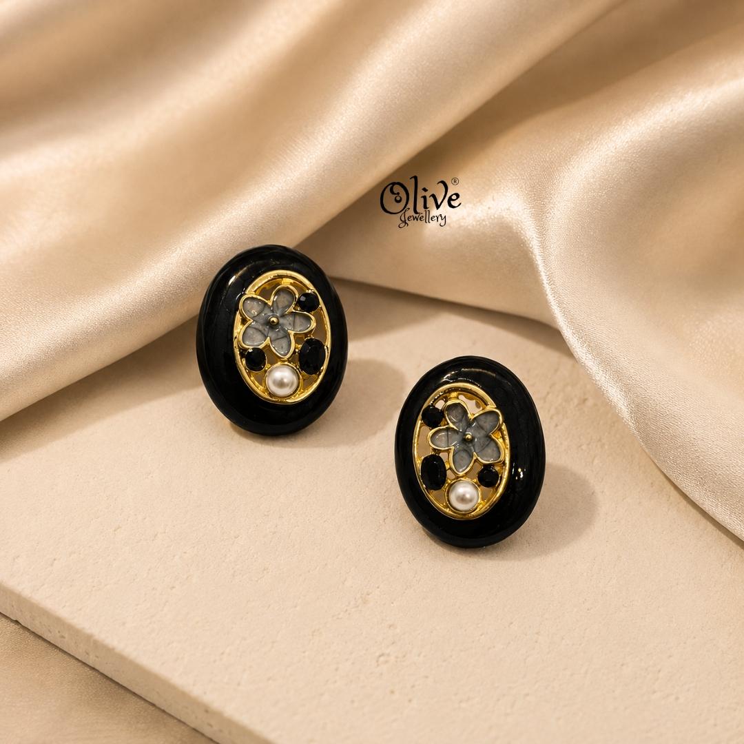 Enamel Earrings-1596