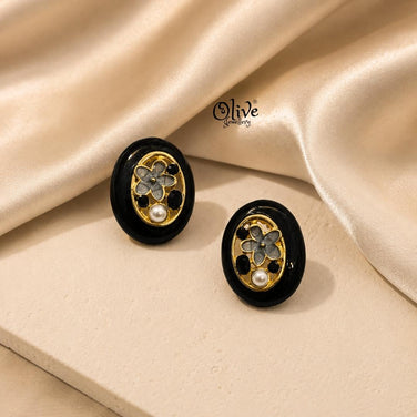Enamel Earrings-1596