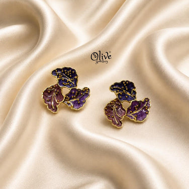 Enamel Earrings-1602