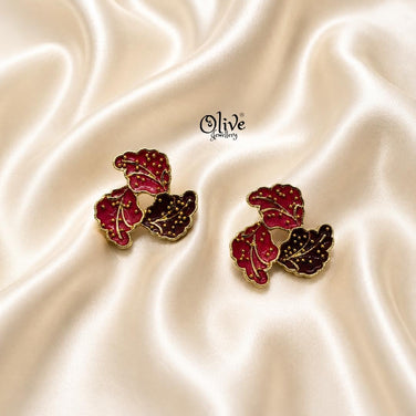 Enamel Earrings-1602