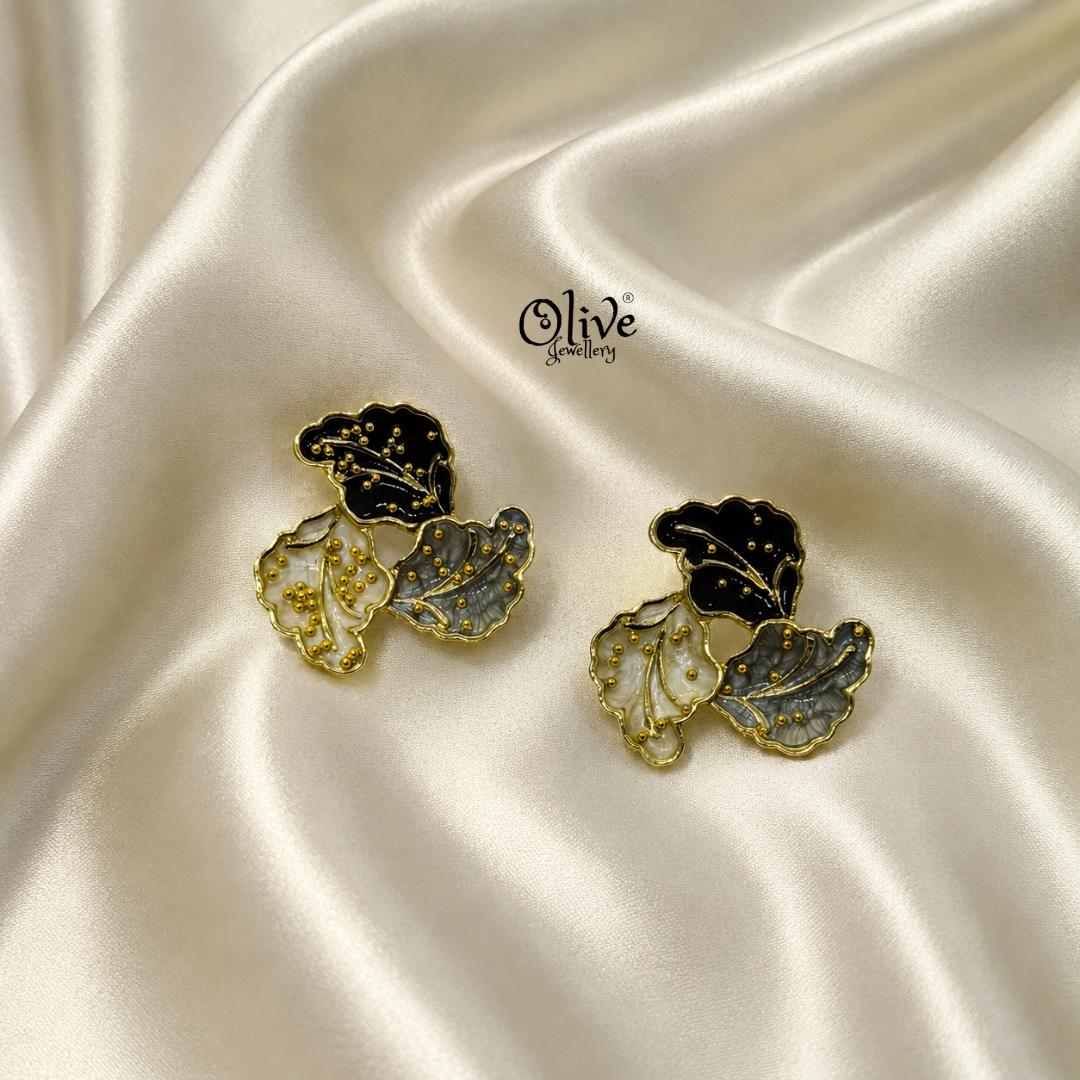 Enamel Earrings-1602