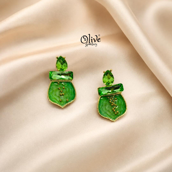 Enamel Earrings-1608