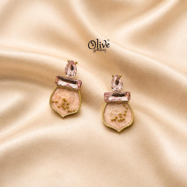 Enamel Earrings-1608