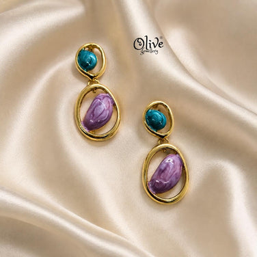 Enamel Earrings-1623