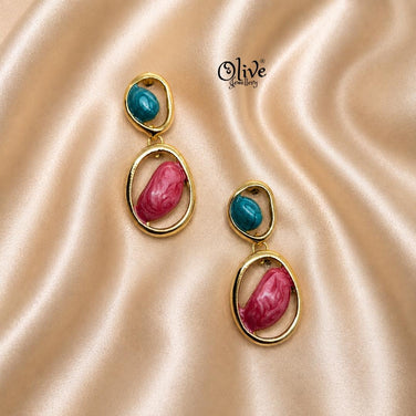 Enamel Earrings-1623