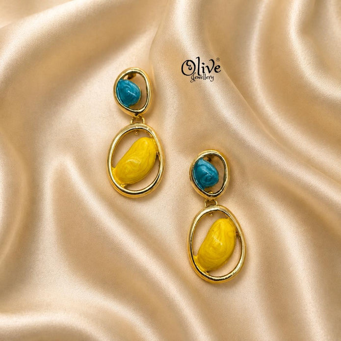 Enamel Earrings-1623