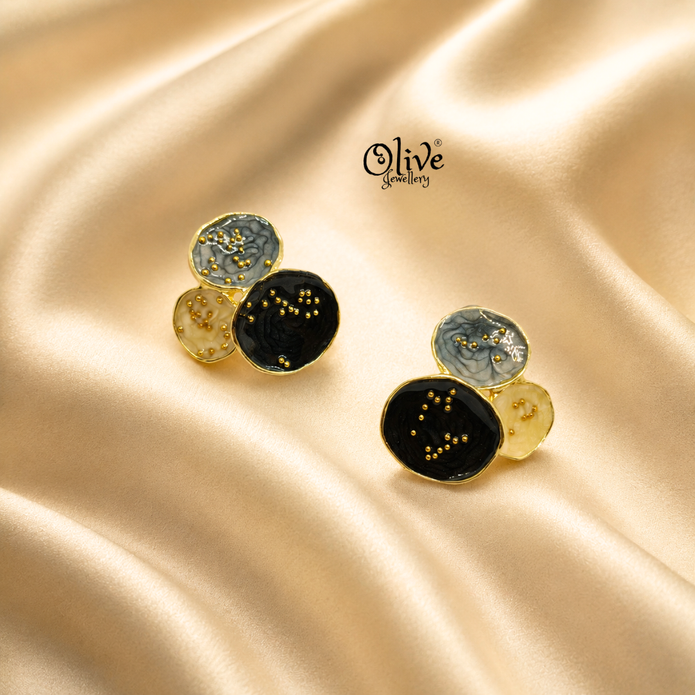 Enamel Earrings-1628