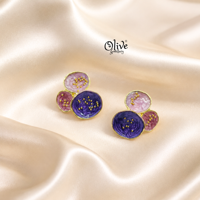 Enamel Earrings-1628