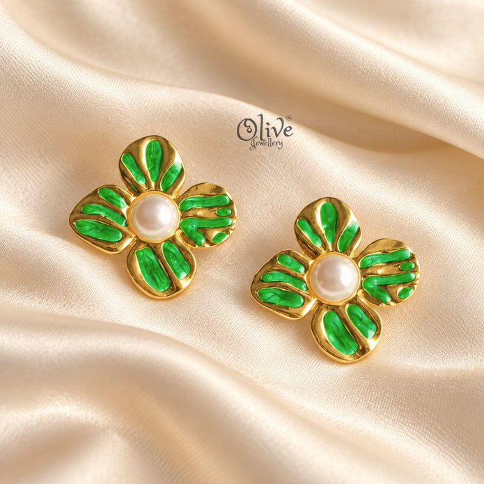Enamel Earrings-1629
