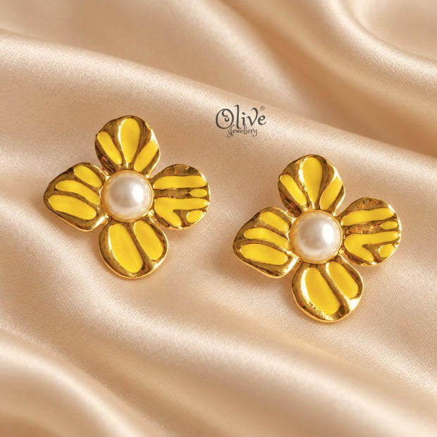 Enamel Earrings-1635