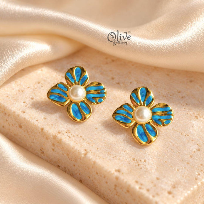 Enamel Earrings-1629