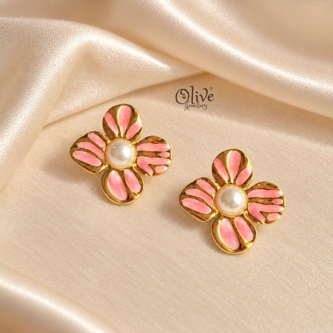 Enamel Earrings-1629