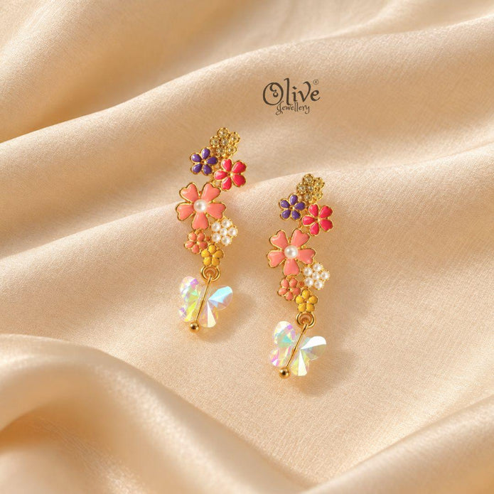 Enamel Earrings-1641