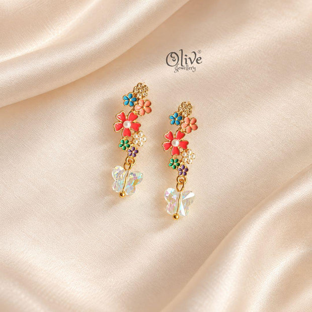 Enamel Earrings-1641