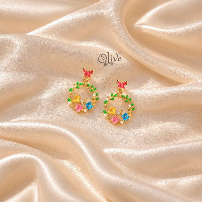 Enamel Earrings-1653
