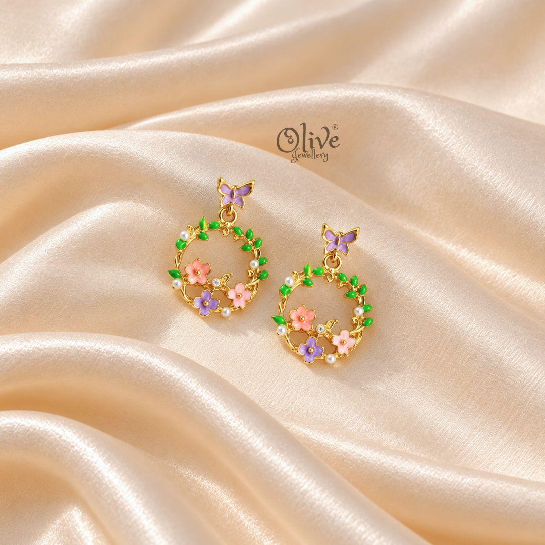 Enamel Earrings-1653