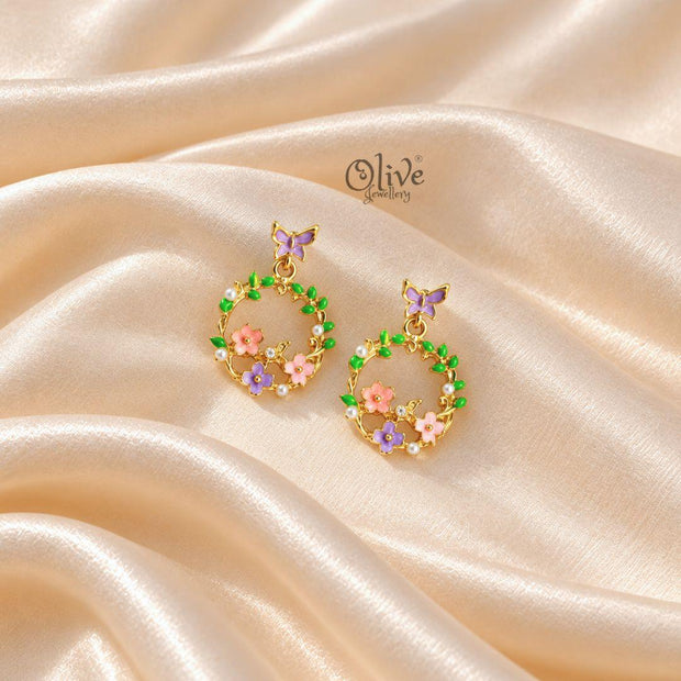Enamel Earrings-1653
