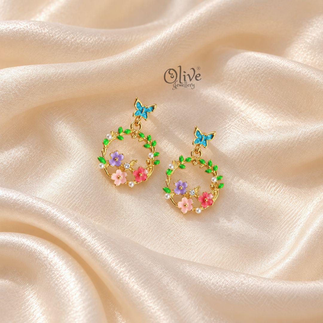 Enamel Earrings-1653