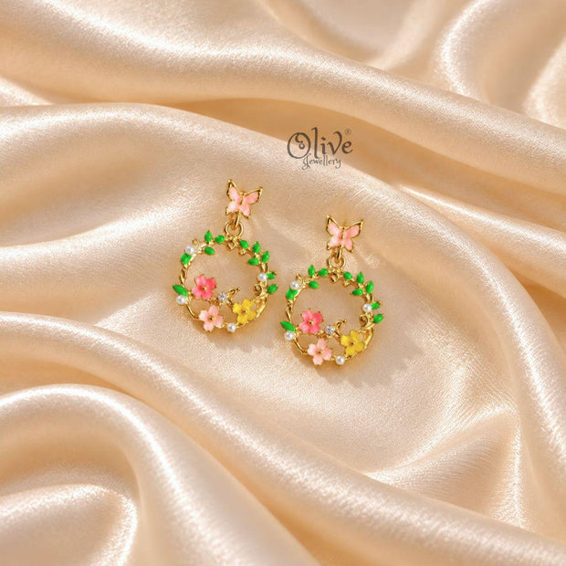 Enamel Earrings-1653
