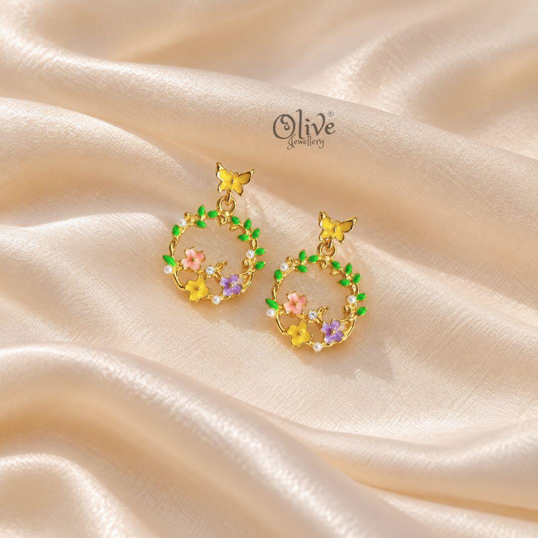 Enamel Earrings-1653