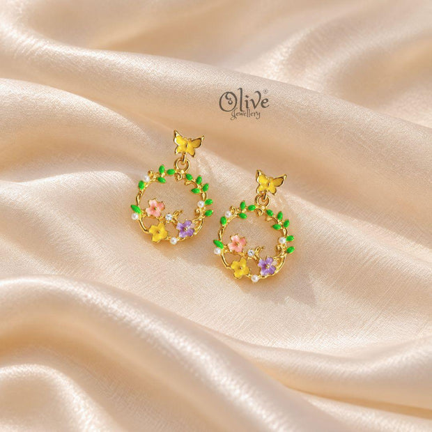 Enamel Earrings-1653